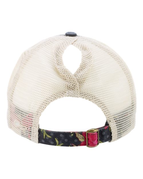 Infinity Her Women's Printed Bill with Mesh Back Cap JANET