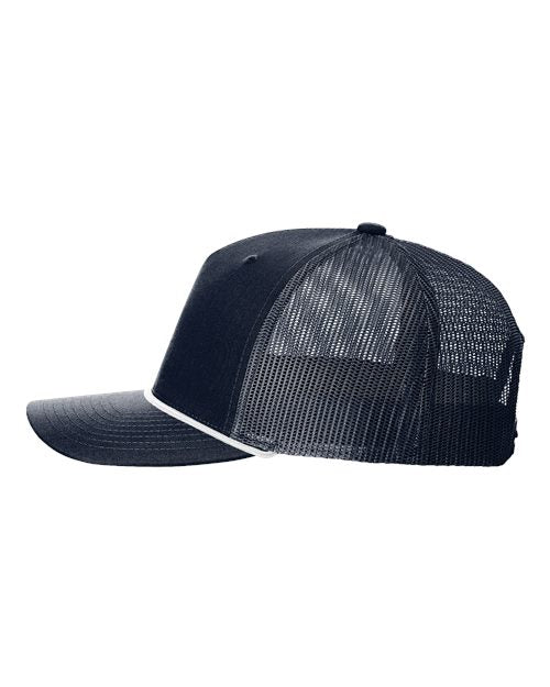 Richardson Five-Panel Trucker with Rope Cap 112FPR