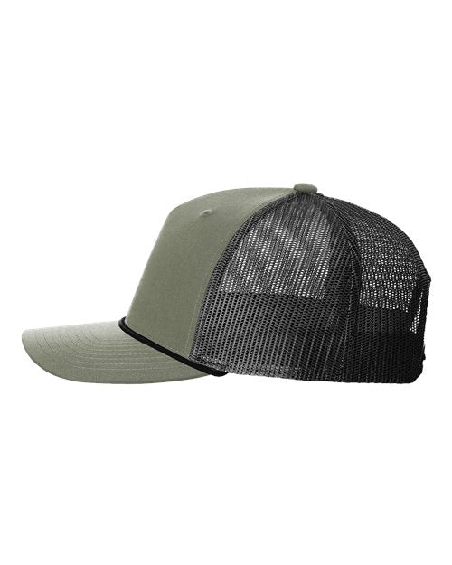 Richardson Five-Panel Trucker with Rope Cap 112FPR