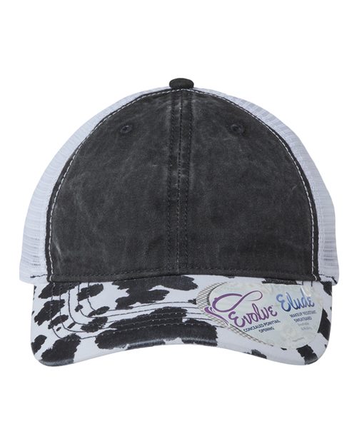Women's Printed Bill with Mesh Back Cap