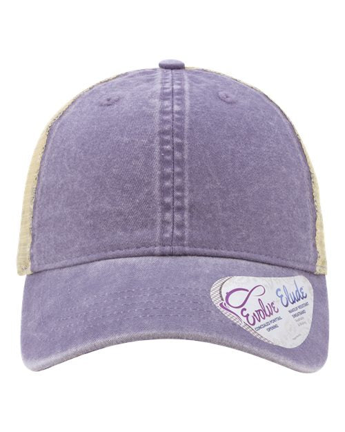 Women's Washed Mesh-Back Cap