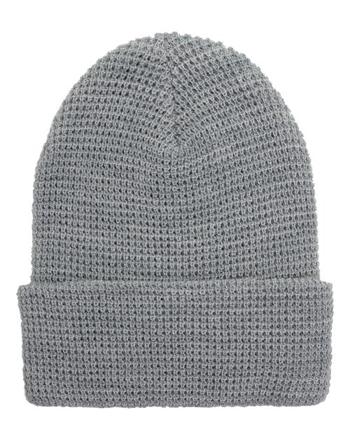 YP Classics Waffle Cuffed Knit Beanie 2501K