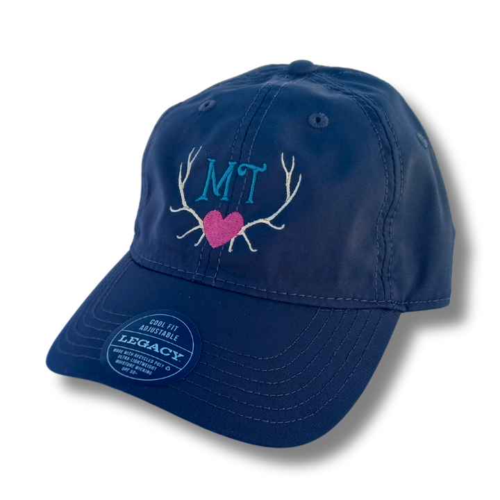 Montana Heart Antler Hat --- Legacy Performance Hiking Style