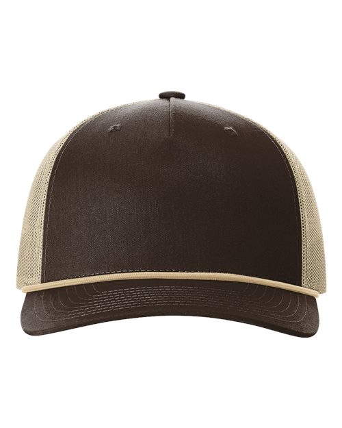 Richardson Five-Panel Trucker with Rope Cap 112FPR