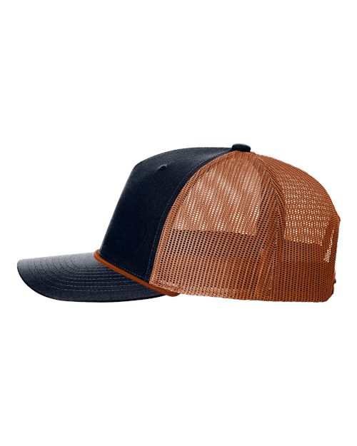 Richardson Five-Panel Trucker with Rope Cap 112FPR