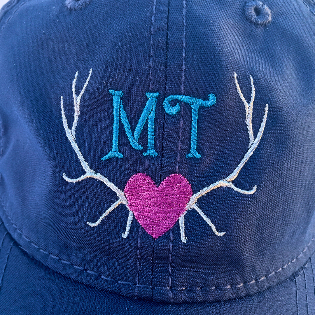 Montana Heart Antler Hat --- Legacy Performance Hiking Style