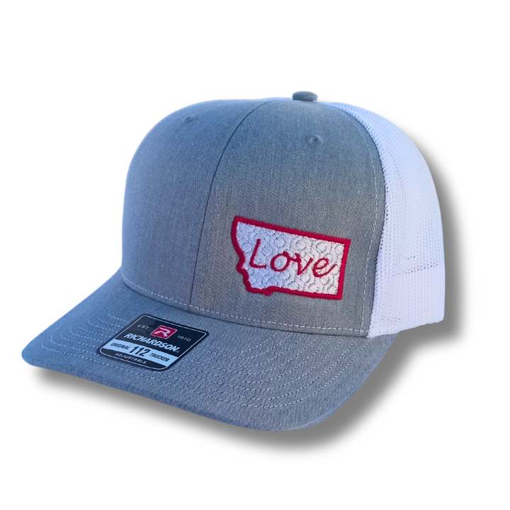 PERSONALIZED State "LOVE" Embroidered Hat