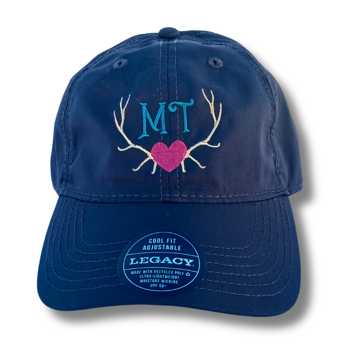 Montana Heart Antler Hat --- Legacy Performance Hiking Style