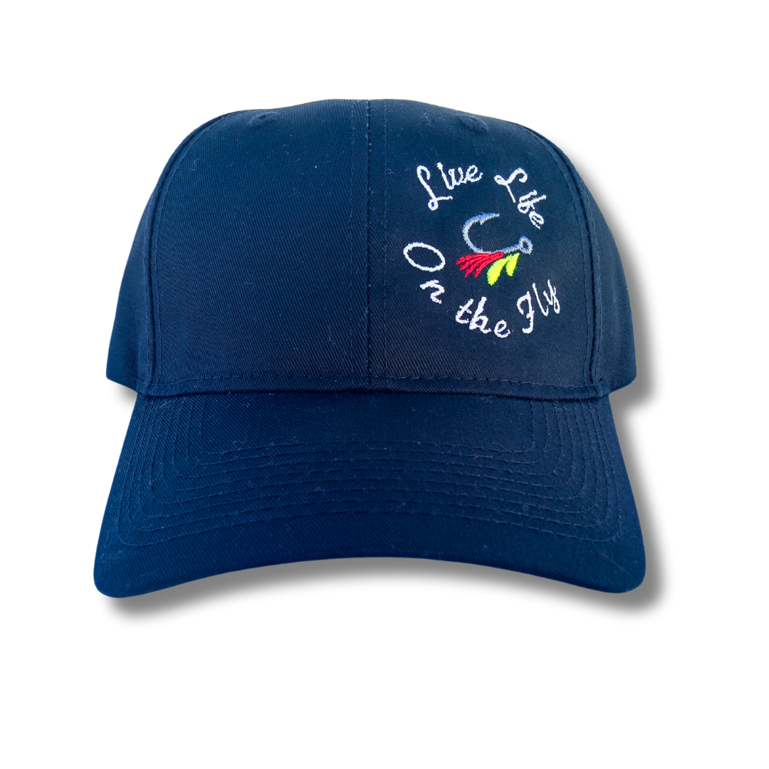 Live Life on the Fly Fisherman Hat