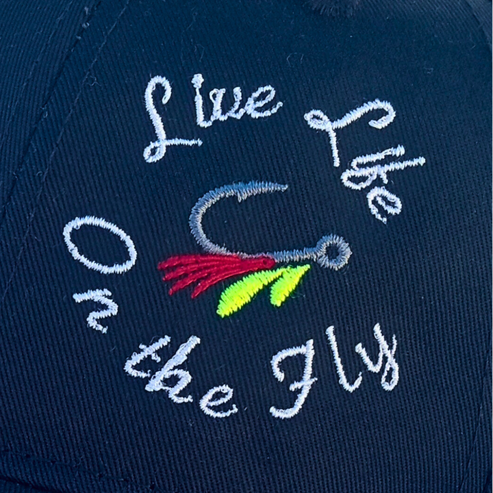 Live Life on the Fly Fisherman Hat