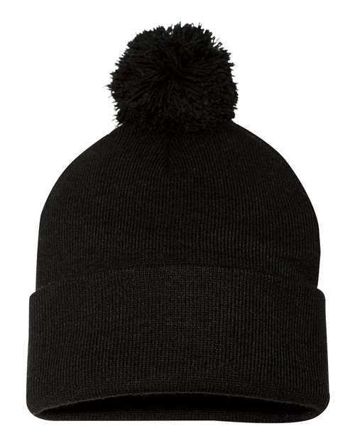 Sportsman 12" Pom-Pom Cuffed Beanie SP15