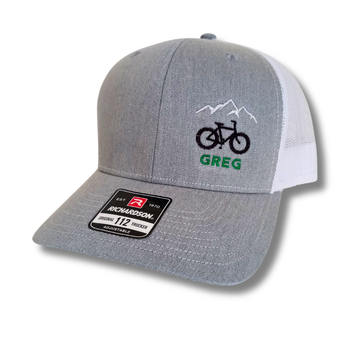 PERSONALIZED Mountain Bike Name Hat