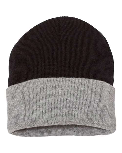 Sportsman 12" Color Blocked Cuffed Beanie SP12T