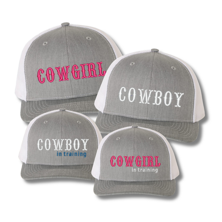 Cowboy/Cowgirl Family Hats