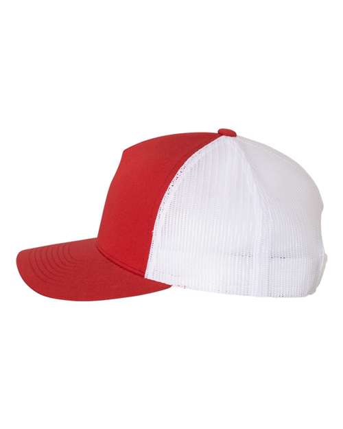 YP Classics Five-Panel Retro Trucker Cap 6506