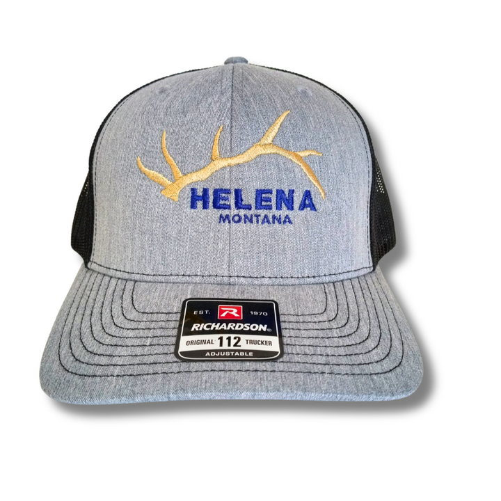 PERSONALIZED City and State Elk Antler Hat