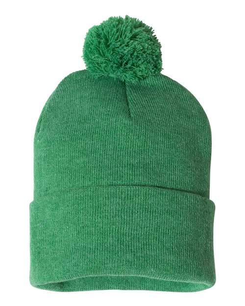 Sportsman 12" Pom-Pom Cuffed Beanie SP15
