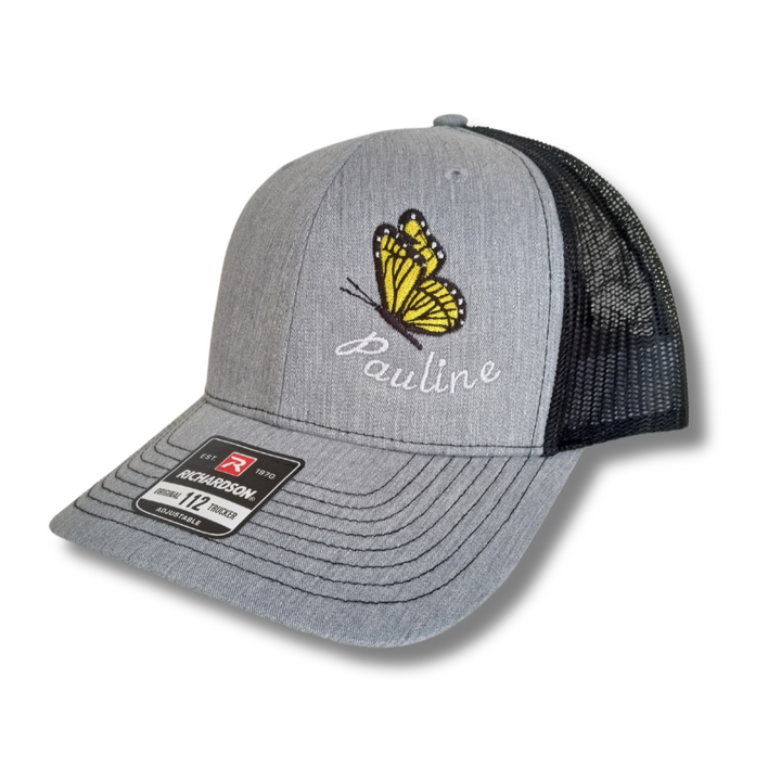 PERSONALIZED Monarch Butterfly Name Hat