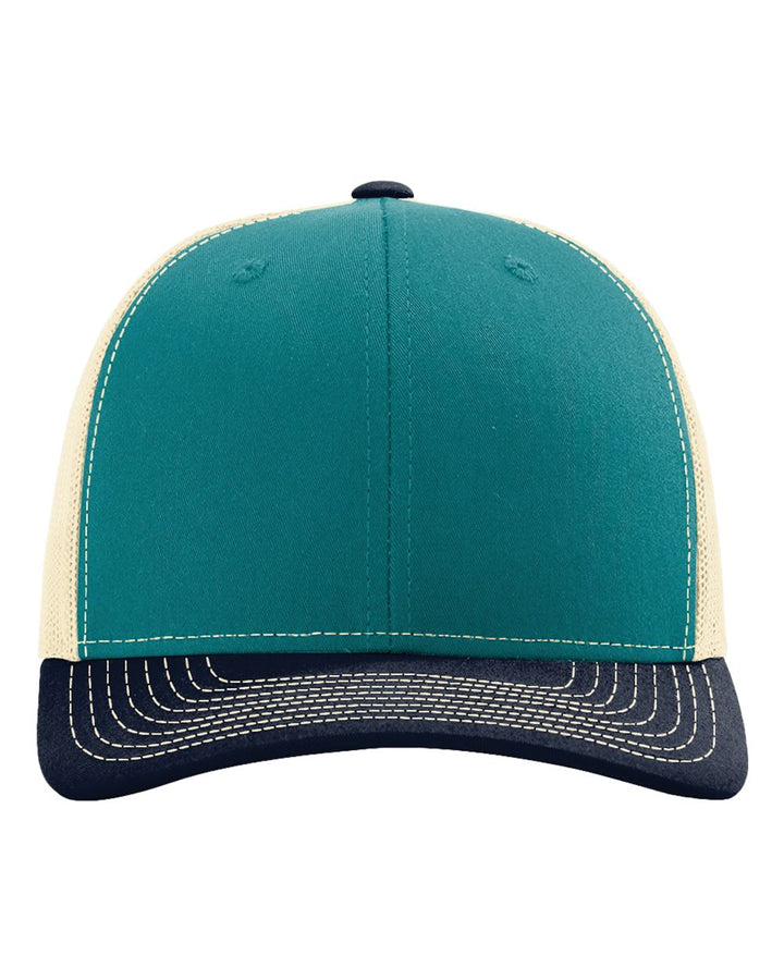 Richardson 112 Mesh Snapback Trucker Hat Embroidered with YOUR LOGO