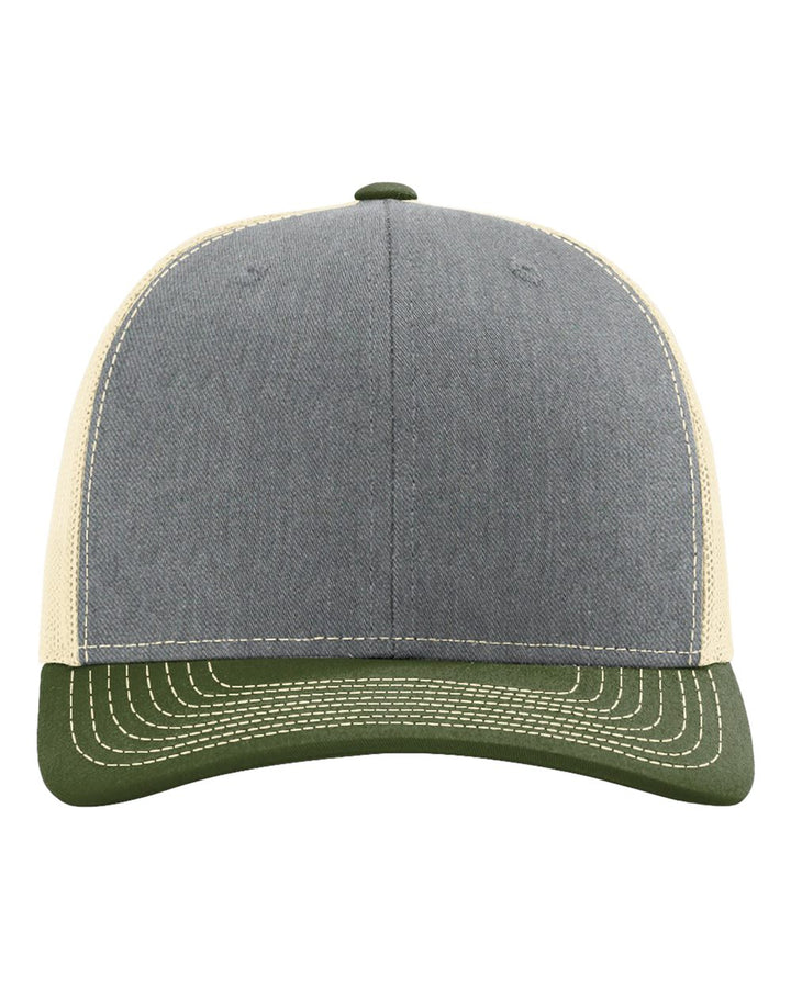 Richardson 112 Mesh Snapback Trucker Hat Embroidered with YOUR LOGO