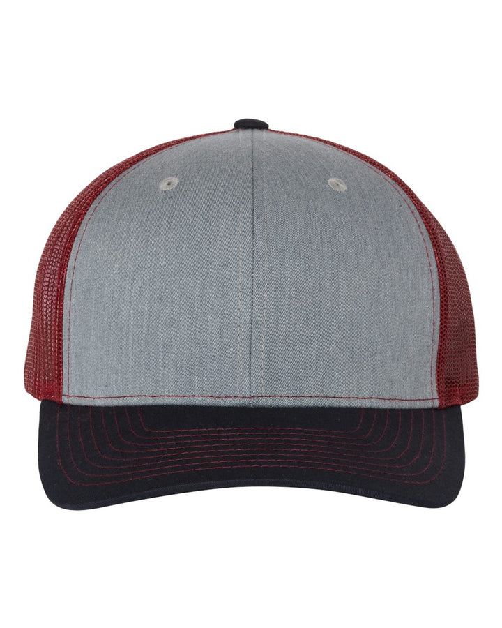 Richardson 112 Mesh Snapback Trucker Hat Embroidered with YOUR LOGO