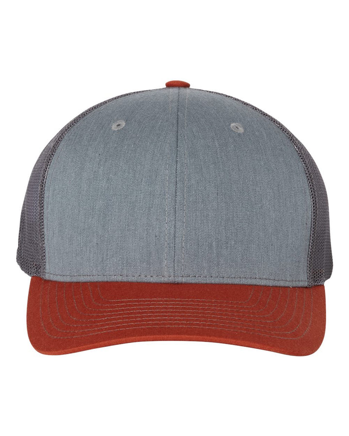 Richardson 112 Mesh Snapback Trucker Hat Embroidered with YOUR LOGO