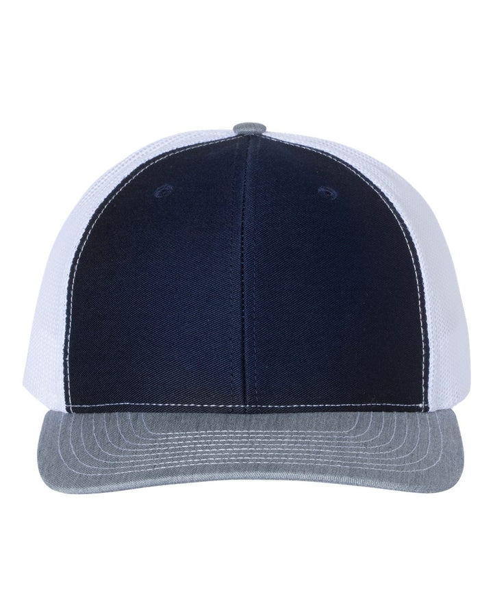 Richardson 112 Mesh Snapback Trucker Hat Embroidered with YOUR LOGO