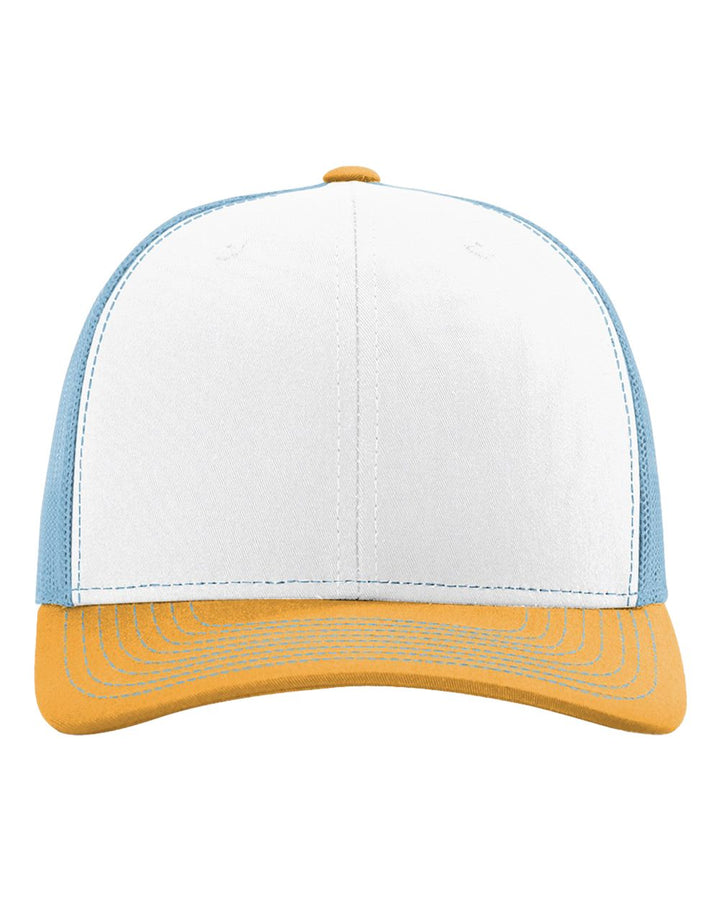 Richardson 112 Mesh Snapback Trucker Hat Embroidered with YOUR LOGO