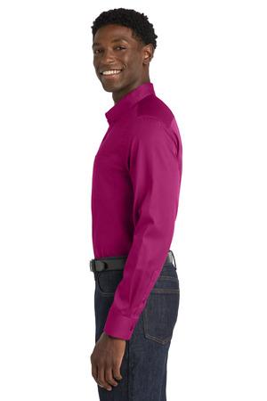 Port Authority Long Sleeve SuperPro React Twill Shirt. W808