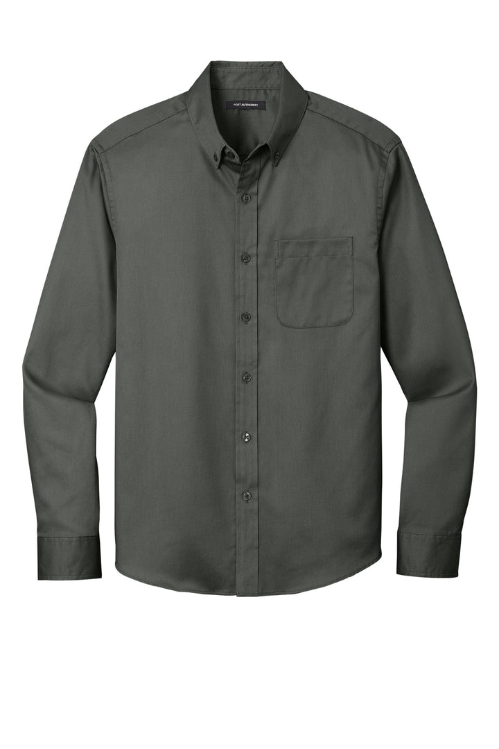 Port Authority Long Sleeve SuperPro React Twill Shirt. W808