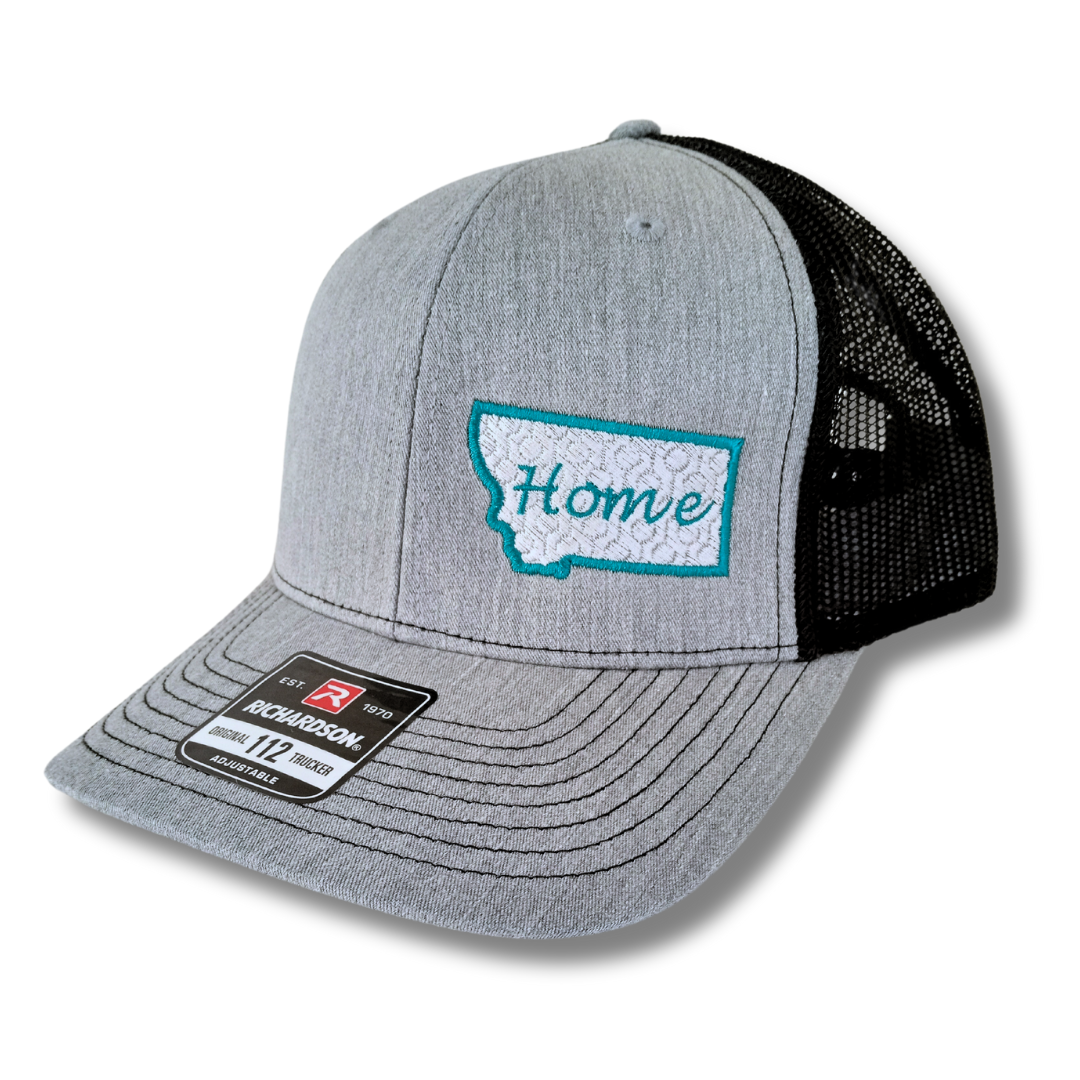 PERSONALIZED HOME State Embroidered Patch Hat – Your Hats MT