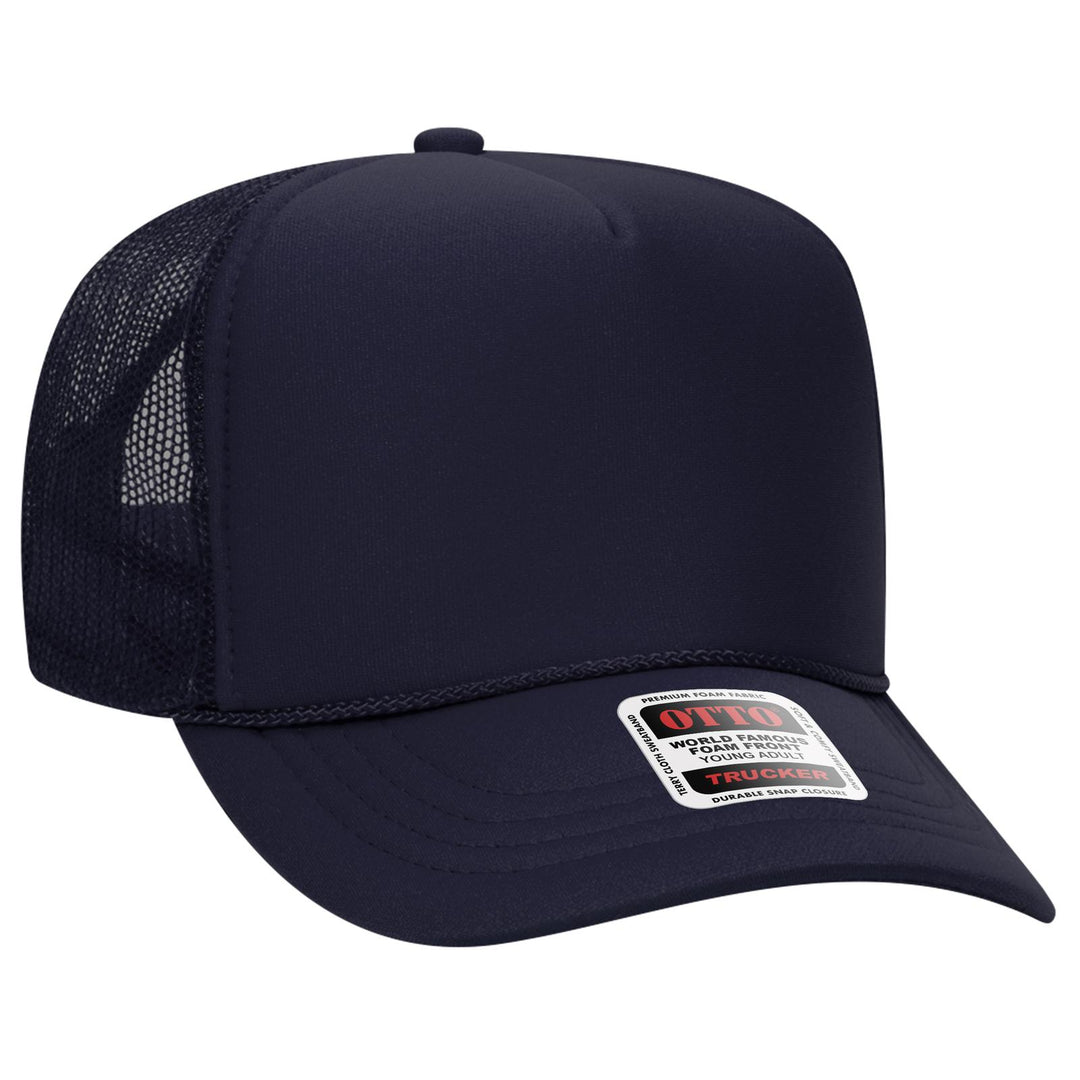 OTTO CAP 5 Panel High Crown Mesh Back Trucker Hat