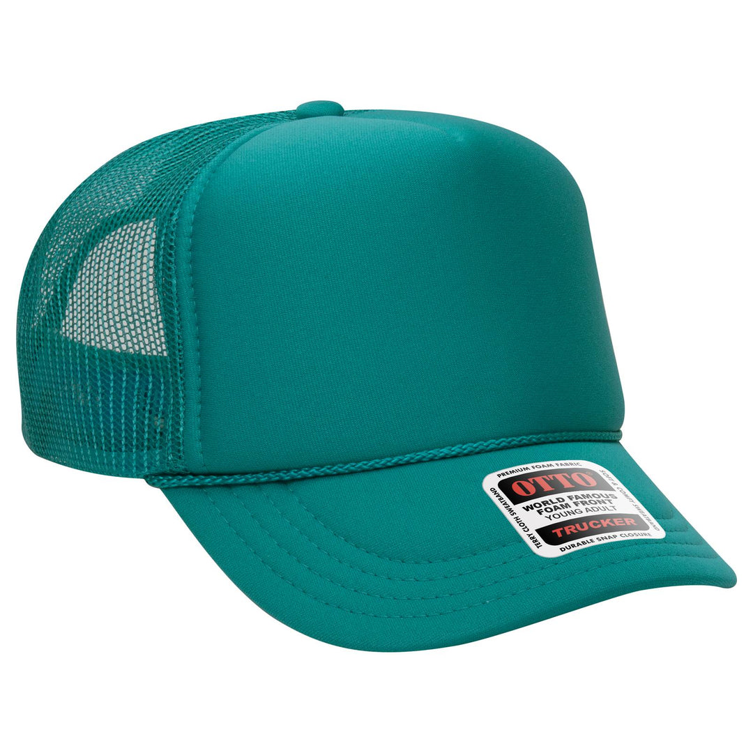 OTTO CAP 5 Panel High Crown Mesh Back Trucker Hat