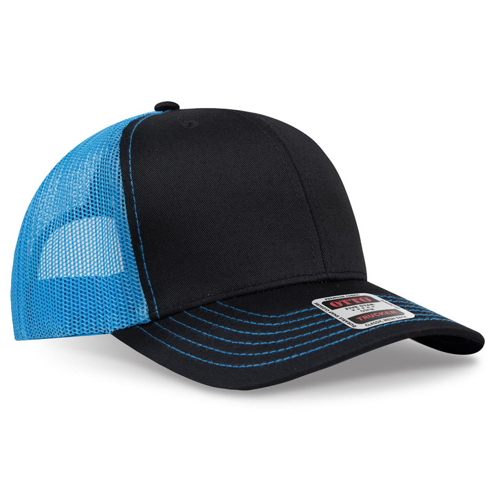 OTTO CAP 6 Panel Mid Profile Mesh Back Trucker Hat
