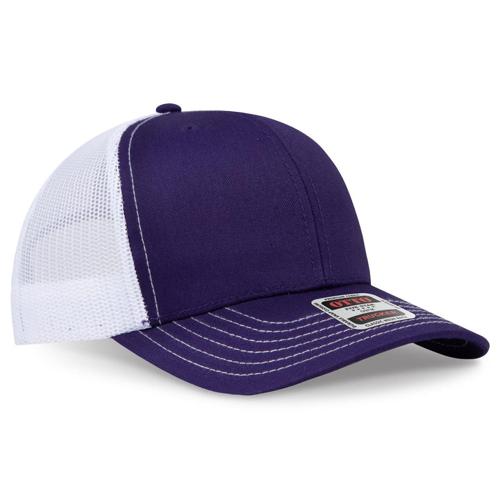 OTTO CAP 6 Panel Mid Profile Mesh Back Trucker Hat
