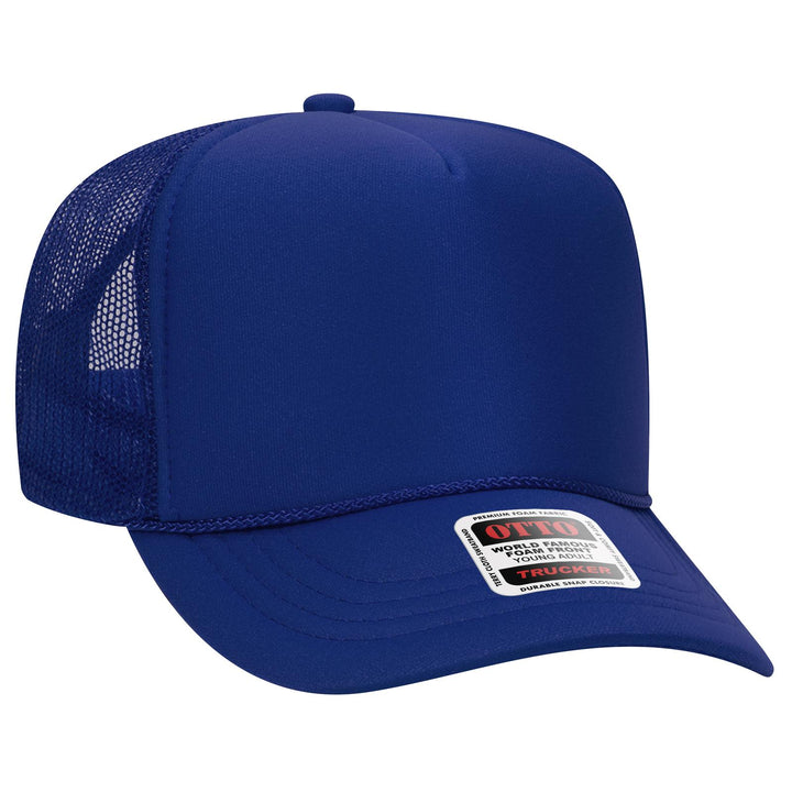 OTTO CAP 5 Panel High Crown Mesh Back Trucker Hat