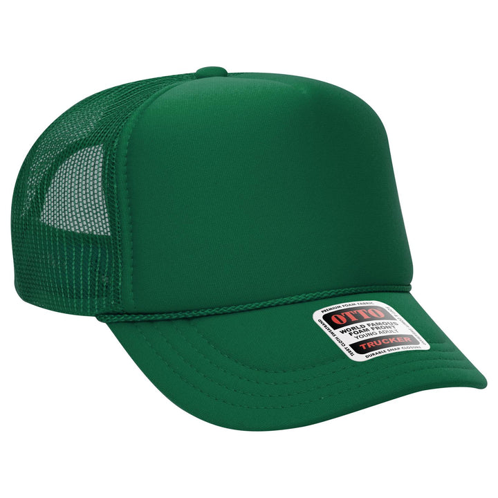 OTTO CAP 5 Panel High Crown Mesh Back Trucker Hat