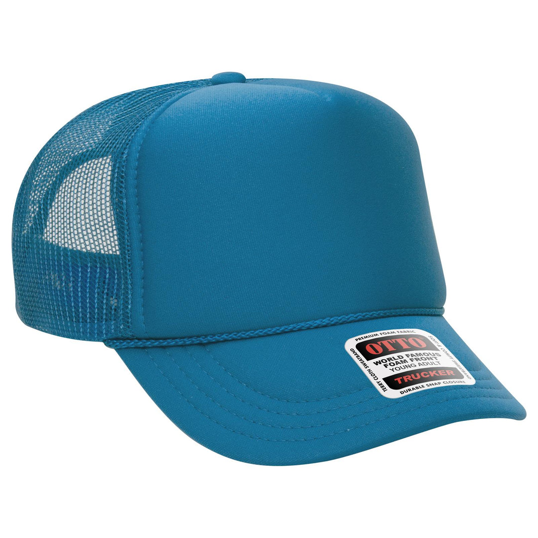 OTTO CAP 5 Panel High Crown Mesh Back Trucker Hat