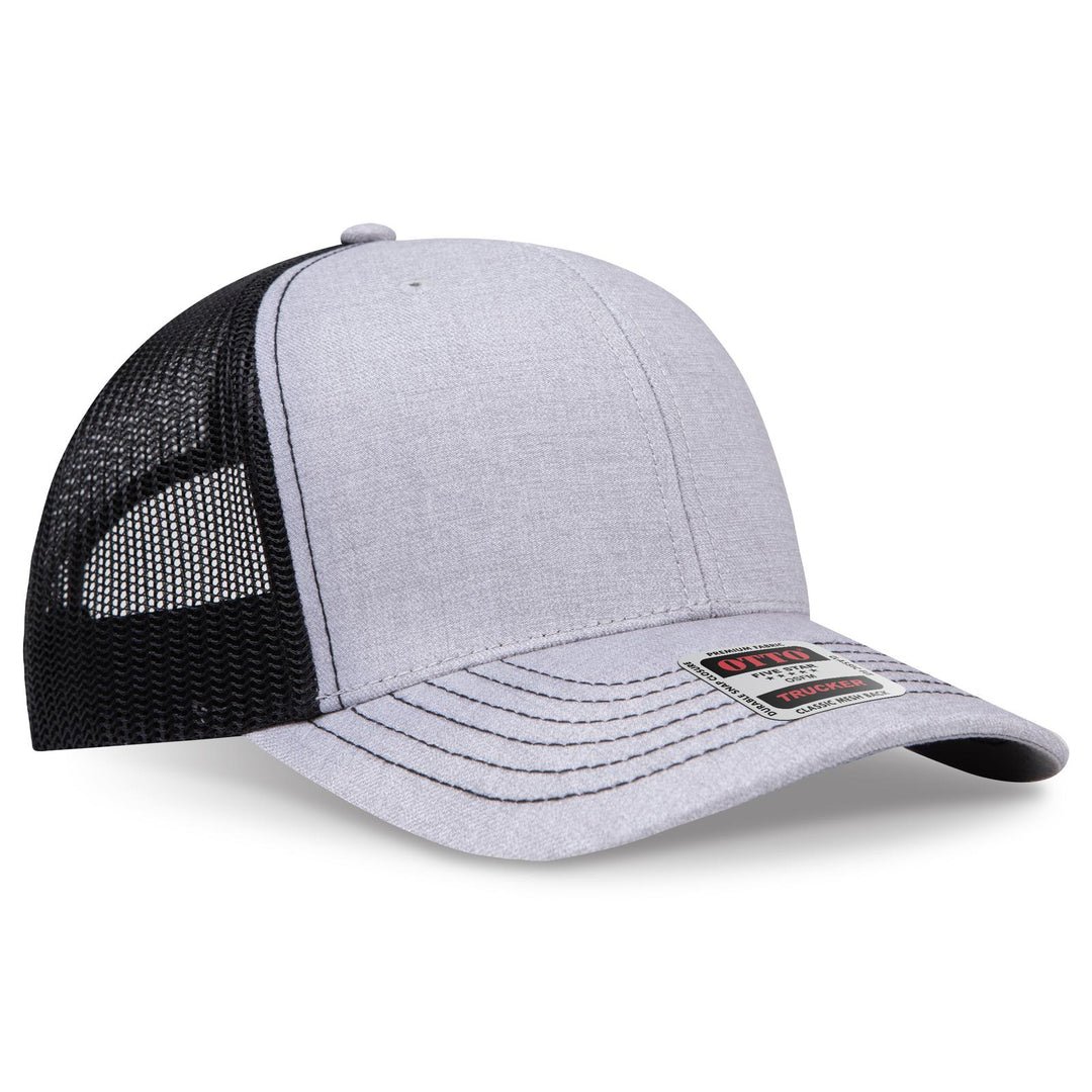 OTTO CAP 6 Panel Mid Profile Mesh Back Trucker Hat