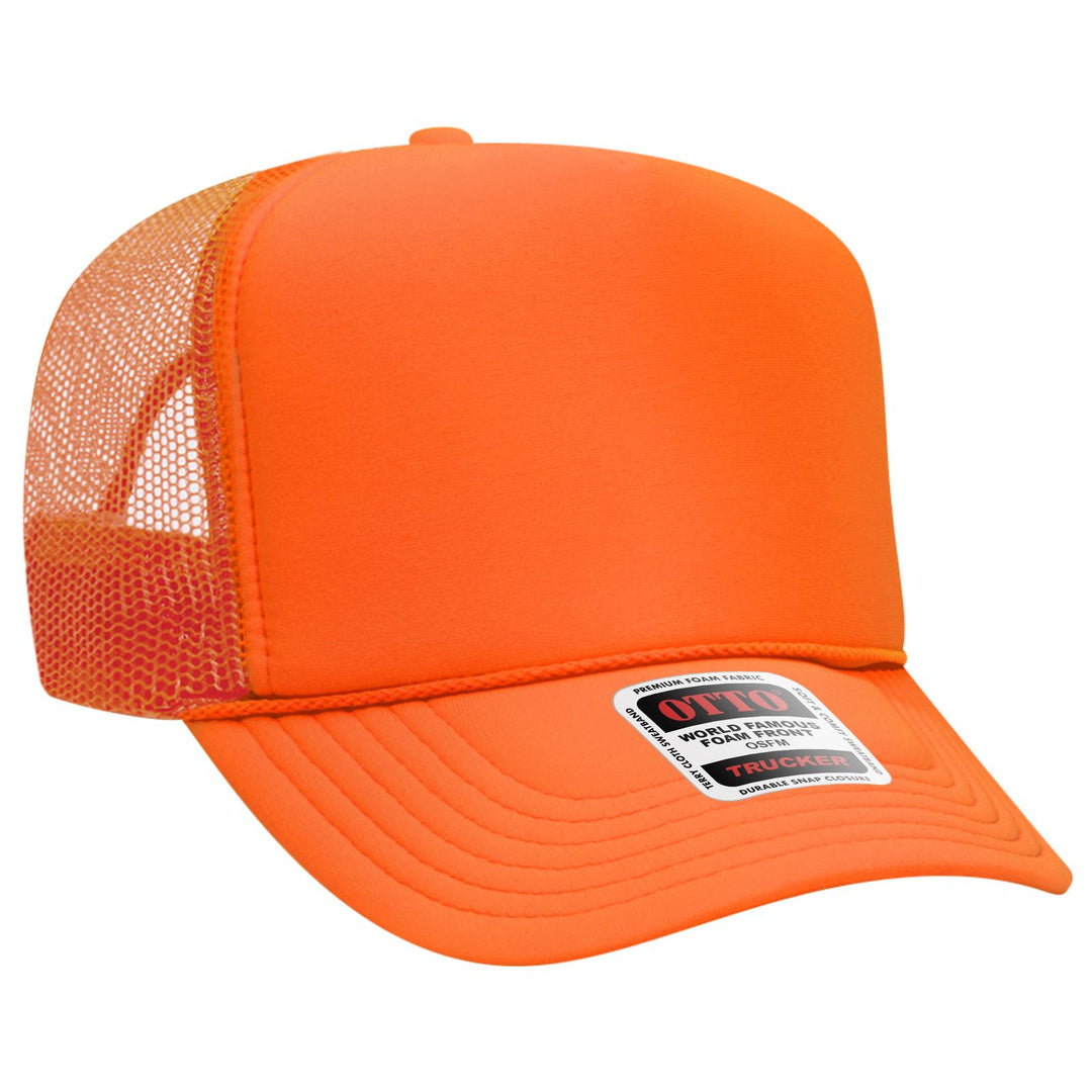 OTTO CAP 5 Panel High Crown Mesh Back Trucker Hat