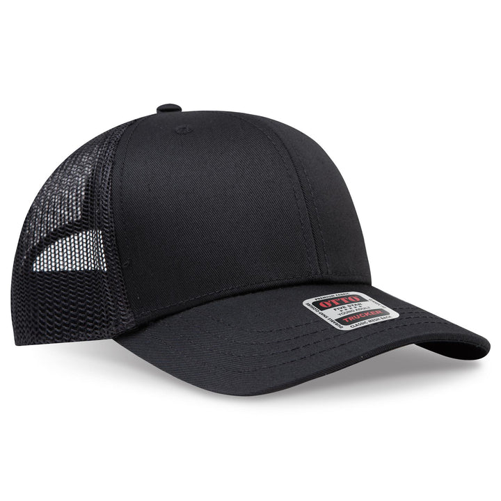 OTTO CAP 6 Panel Mid Profile Mesh Back Trucker Hat