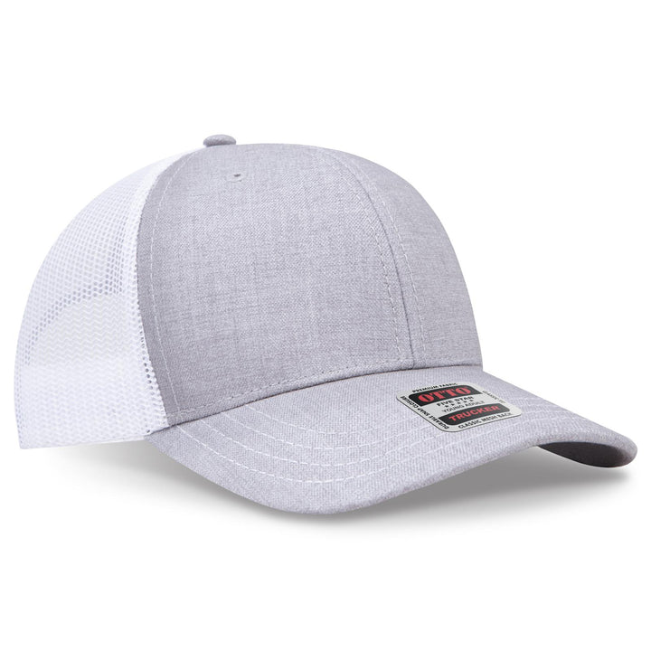 OTTO CAP 6 Panel Mid Profile Mesh Back Trucker Hat
