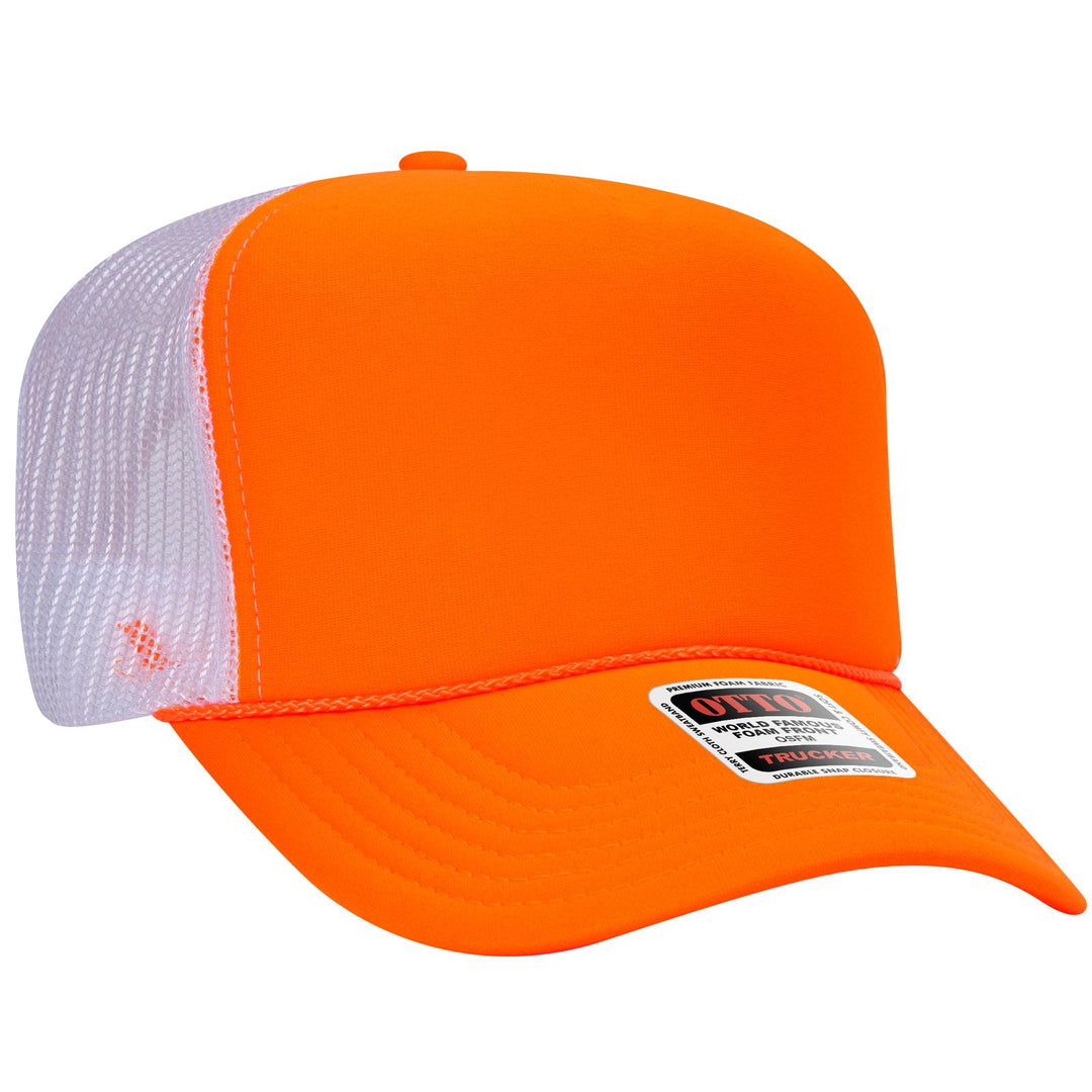 OTTO CAP 5 Panel High Crown Mesh Back Trucker Hat