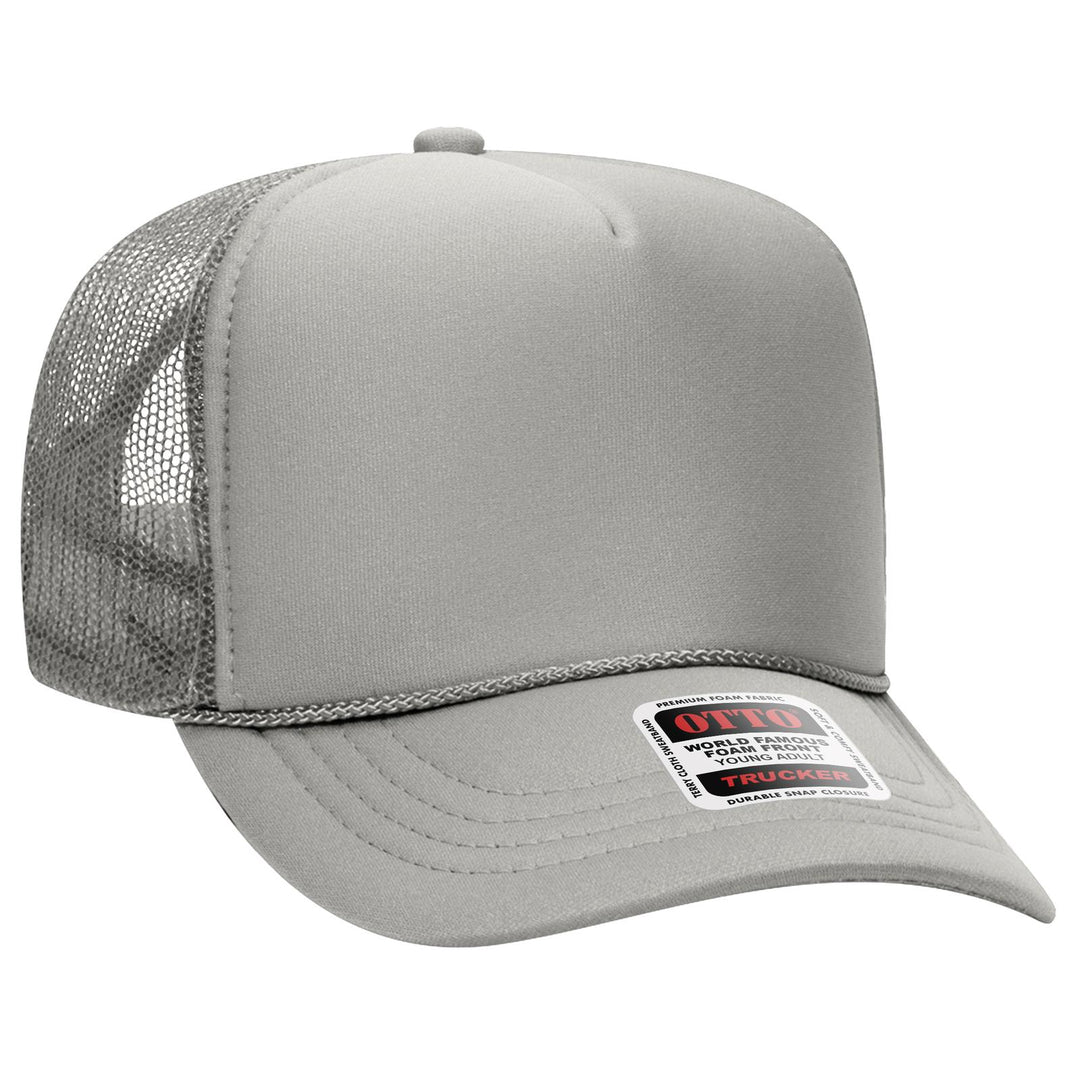 OTTO CAP 5 Panel High Crown Mesh Back Trucker Hat