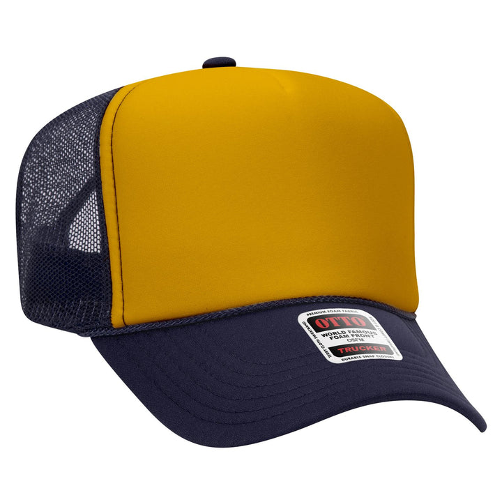 OTTO CAP 5 Panel High Crown Mesh Back Trucker Hat
