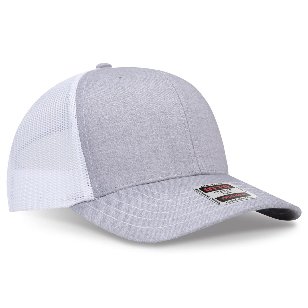 OTTO CAP 6 Panel Mid Profile Mesh Back Trucker Hat