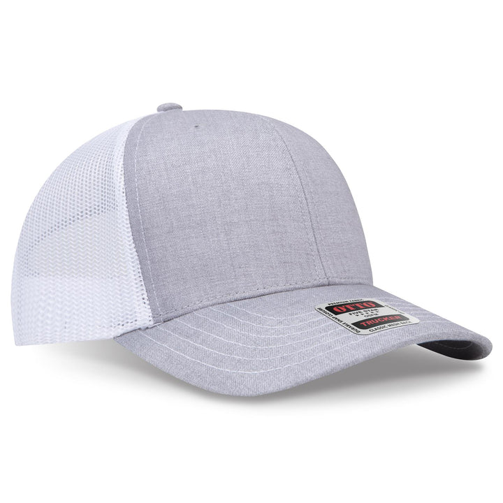 OTTO CAP 6 Panel Mid Profile Mesh Back Trucker Hat