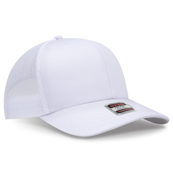 OTTO CAP 6 Panel Mid Profile Mesh Back Trucker Hat