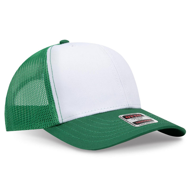 OTTO CAP 6 Panel Mid Profile Mesh Back Trucker Hat