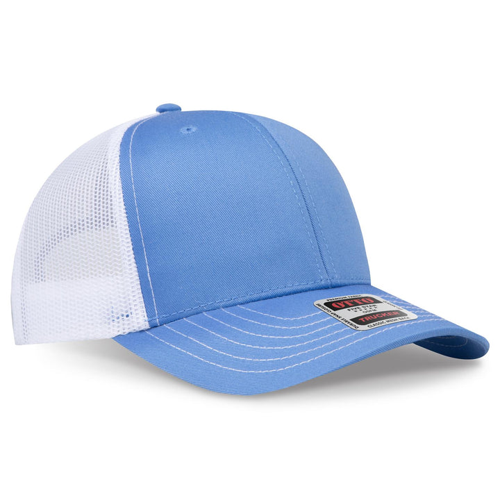 OTTO CAP 6 Panel Mid Profile Mesh Back Trucker Hat